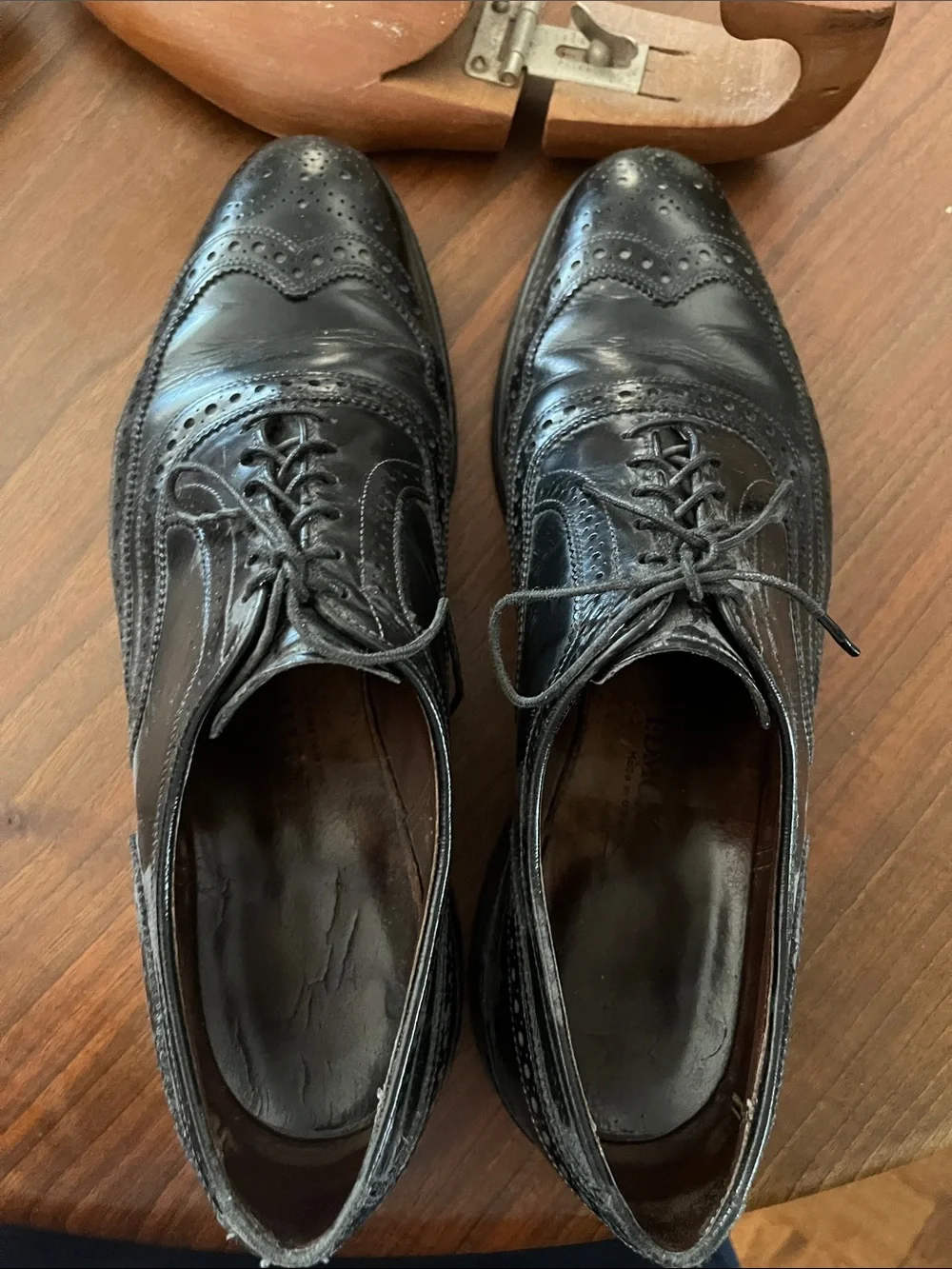 Florsheim Black Brogue Wingtip Oxfords